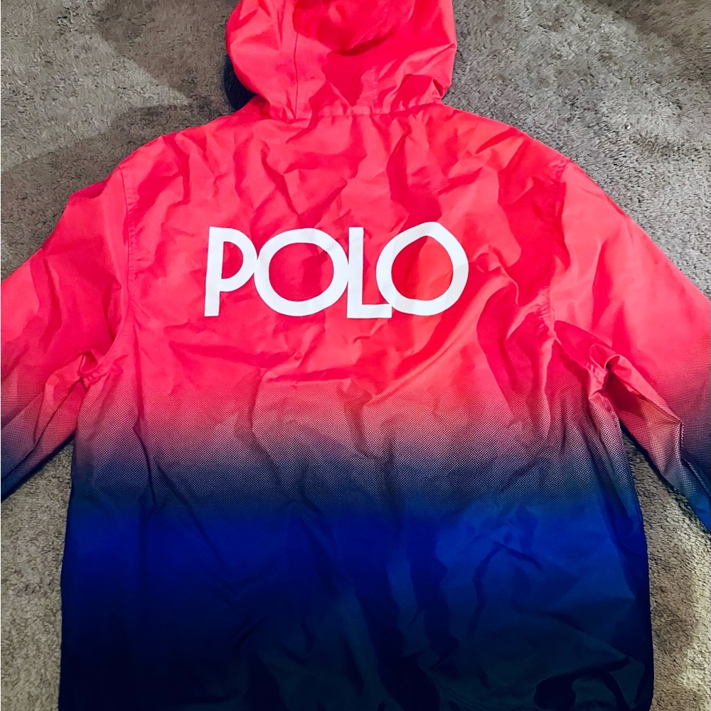 Ralph Lauren Vibrant Red & Blue Sweatshirt